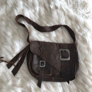 100% Leather Cross Body Bag